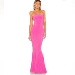 Norma Kamali x REVOLVE Strapless Fishtail Gown